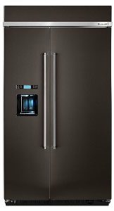 <br><b>KITCHEN AID</b><br> Refrigerador Side By Side KBSD608EBS 48”