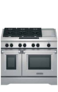 <br><b>KITCHEN AID</b><br> Cocina estilo comercial even-heat® convection system KDRS483VSS 48”