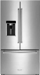 <br><b>KITCHEN AID</b><br> Refrigeradora french door bottom mount free standing KRFC704FSS 36”