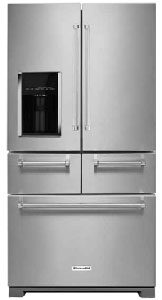 <br><b>KITCHEN AID</b><br> Refrigeradora french door bottom mount KRMF706ESS 36”