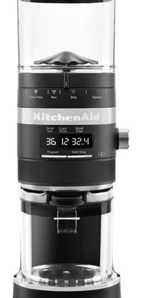 <br><b>KITCHEN AID</b><br> Molinillo de café programable Black Matte KCG8433BM