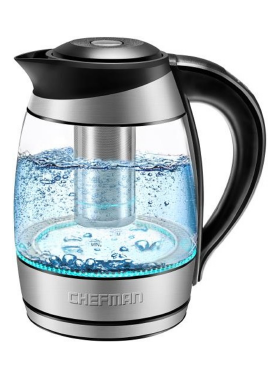 <br><b>CHEFMAN</b><br> Tetera eléctrica de 1,8 L. RJ11-17-CTI-RL
